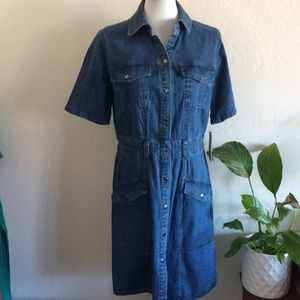 hope & harlow denim dress
